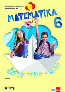 MATEMATIKA 6, radna bilježnica za darovite učenike u 6. razredu osnovne škole