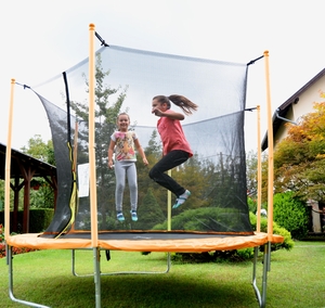 LEGONI trampolin FUN sa zaštitnom mrežom, 244cm, narančasti