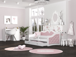 Dječji tapicirani krevet LILI EXCLUSIVE 180*80 cm - rozi