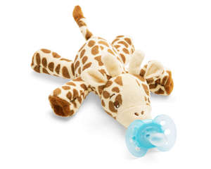 PHILIPS AVENT ultra soft snuggle žirafa plišana igračka s dudom varalicom SCF348/11
