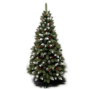 Umjetno božićno drvce – IZA s crvenim perlama – 180cm