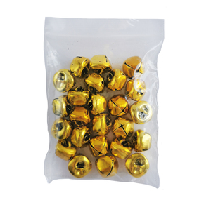 Dekorativni metalni praporci 1.8cm 24kom-zlatna