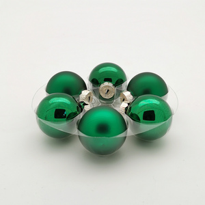 Staklene kuglice 4 cm/24kom - zelene S/M