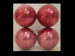 Plastične kuglice 10cm/4kom - roza