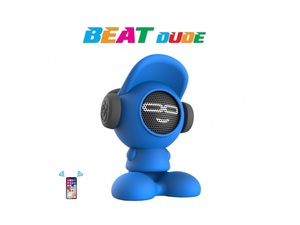 iDance zvučnik bluetooth, 10W, baterija, plavi Beat Dude