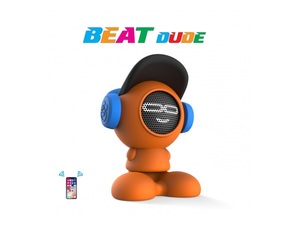 iDance zvučnik bluetooth, 10W, baterija, narančasti Beat Dude