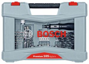 BOSCH 105-dijelni set svrdla i bitova izvijača Premium X-Line