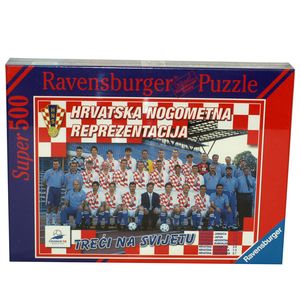 Ravensburger puzzle Super 500 Hrvatska nogometna reprezentacija 1998