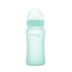 Everyday baby staklena boca sa slamkom, 240ml Healthy+, Zelena mint