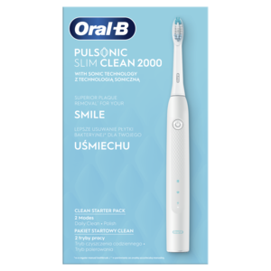 Oral-B električna četkica PULSONIC SLIMCLEAN 2000 WH