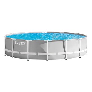 INTEX premium montažni bazen 427 x 107 cm sa filter pumpom + podloga + pokrivalo za bazen + ljestve