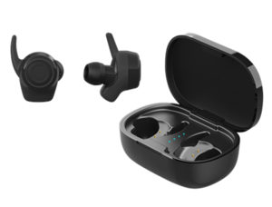 STREETZ slušalice TWS-112, SPORT, mikrofon, Bluetooth 5.0, TWS, crne, 5 godina jamstva
