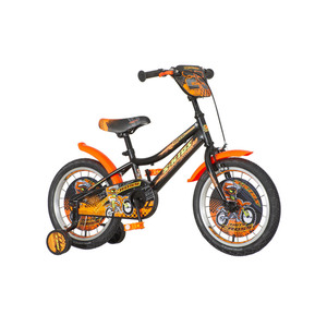 MAGNET dječji bicikl 16" MOTO CROSS crno/narančasti