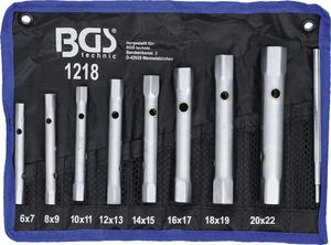 BGS Set ključeva cjevastih 6x7-20x22mm 8dj. pro 1218 promo