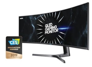 Samsung monitor LC49RG90SSRXEN, VA, Curved, 5120x1440, 600cd/m2, FreeSync 2
