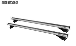 Menabo LEOPARD Black 120 cm ALU krovni nosač - za integrirane uzdužne vodilice