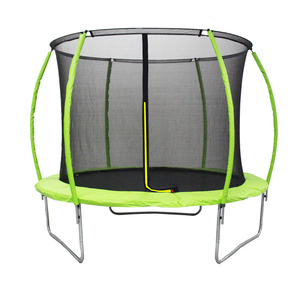 LEGONI trampolin SPACE sa zaštitnom mrežom  i ljestvama, 425cm-zeleni