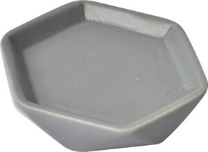 TENDANCE držač sapuna keramika, tamno sivi diamond