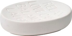 TENDANCE držač sapuna keramika, bijeli relax