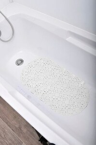 TENDANCE podloga za kadu 69 x 36 cm pvc, bijela bubbles