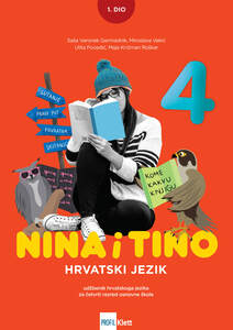 NINA I TINO 4, radni udžbenik hrvatskoga jezika za četvrti razred osnovne škole, 1.dio