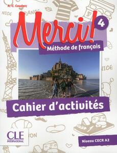 MERCI! 4, radna bilježnica za francuski jezik, 8. razred osnovne škole, 5. godina učenja, 2. strani jezik