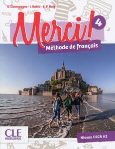 MERCI! 4, udžbenik za francuski jezik, 8. razred osnovne škole, 5. godina učenja, 2. strani jezik