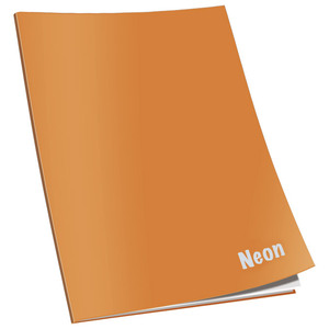 Bilježnica Neon Connect, A4, kvadratići, meki uvez