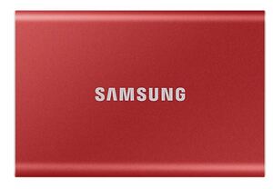 Vanjski SSD Samsung Portable T7 Aura Red EU 500GB