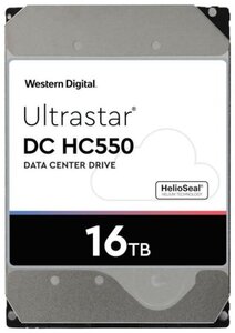 Tvrdi disk 16TB Western Digital Ultrastar DC HC550 3.5" (WUH721816ALE6L4)