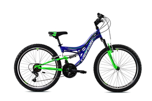 CAPRIOLO dječji bicikl CTX240 24'/18HT plavo/zelena RA