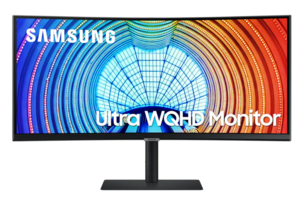 Samsung monitor LS34A650UXUXEN, VA, 100Hz, Pivot, 3440x1440, RJ45, USB, DP, HDMI