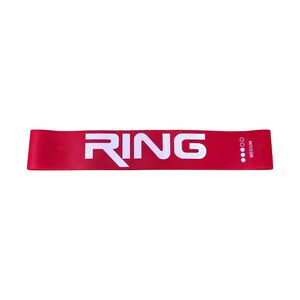 RING elastična guma za vježbanje 600x50x1mm crvena - Medium
