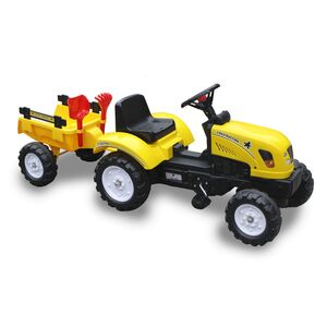 Traktor na pedale s prikolicom 123x42x51 cm