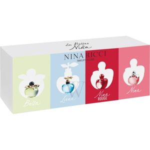 Nina Ricci, 4 Piece Mini Gift Set: Bella EDT 4ml - Luna EDT 4ml - Rouge Nina EDT 4ml - Nina EDT 4ml, ženski