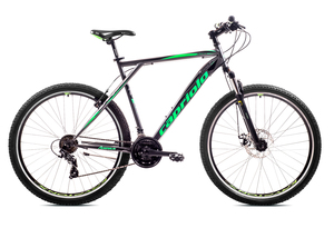 CAPRIOLO bicikl MTB ADRENALIN 26'/21HT, 18", srebrno/zeleni