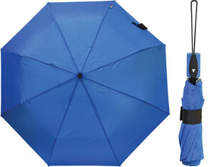 Kišobran Lema sklopivi automatski, gumirana ručka, plavi