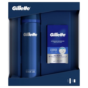 Gillette poklon paket Fusion (gel za brijanje 200 ml, losion poslije brijanja 50 ml)