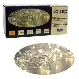 40 LED lampica- toplo bijele B/O