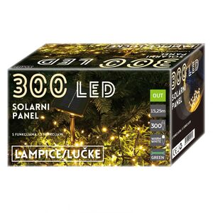 300 LED Solarni panel- 8 funkcija