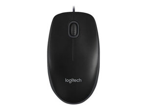 Logitech B100, OEM, optički miš, crni, USB (910-003357)