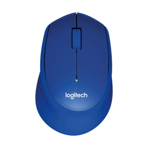 Logitech M330 Silent Plus, bežični optički miš, plavi