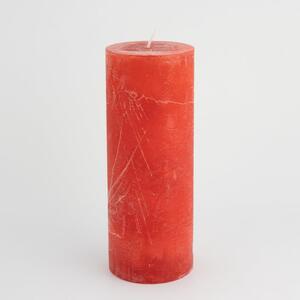 Svijeća frost 6,8xh18cm- t.crvena