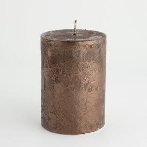 Svijeća metalik 6,8xh9.5cm- coffee