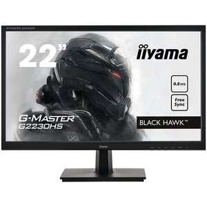 Iiyama monitor Black Hawk G2230HS-B1, TN, DP, 1xHDMI, VGA, AMD, 75Hz