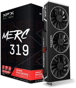 XFX SPEEDSTER MERC 319 grafička kartica RADEON RX 6900XT BLACK Gaming Graphics Card with 16GB GDDR6 AMD RDNA 2 1xHDMI 2xDP