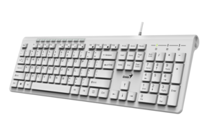 Genius SlimStar 230, tipkovnica, USB, bijela