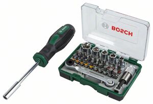 BOSCH 27-dijelni Mini-Set bitova i gedora + ručni odvijač