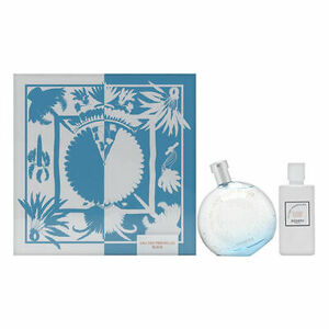 Hermès, Eau Des Merveilles Bleue 2 Piece Gift Set: EDT 100ml - Body Lotion 80 ml, ženski