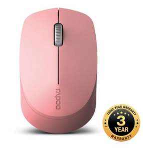 RAPOO M100 Silent Multi-mode, Bluetooth / Wireless, roza, 1 300 DPI, miš